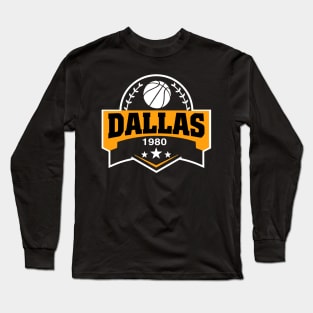 Personalized Basketball Dallas Proud Name Vintage Beautiful Long Sleeve T-Shirt